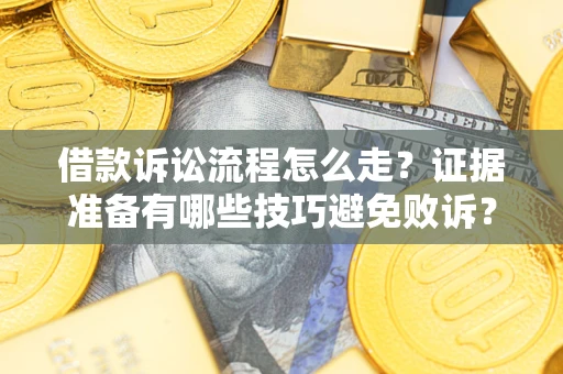 武汉借款诉讼流程怎么走？证据准备有哪些技巧避免败诉？