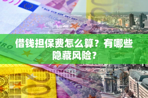 武汉借钱担保费怎么算？有哪些隐藏风险？