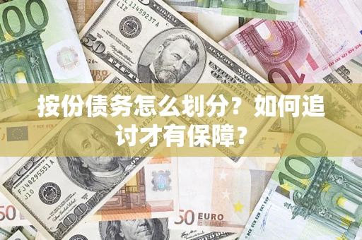 武汉按份债务怎么划分？如何追讨才有保障？