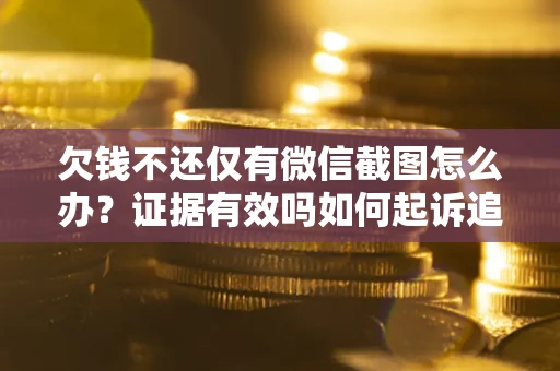 武汉欠钱不还仅有微信截图怎么办？证据有效吗如何起诉追回欠款？