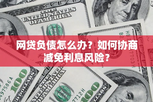武汉网贷负债怎么办？如何协商减免利息风险？