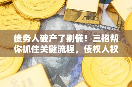 武汉债务人破产了别慌！三招帮你抓住关键流程，债权人权益不再缩水