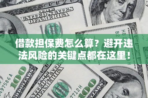 武汉借款担保费怎么算？避开违法风险的关键点都在这里！