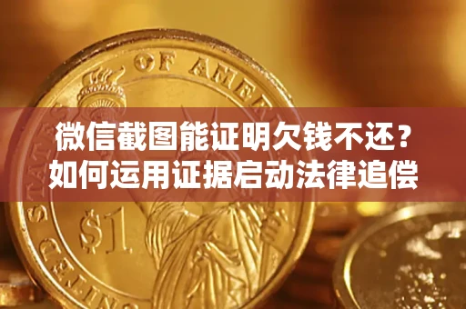 武汉微信截图能证明欠钱不还？如何运用证据启动法律追偿程序？