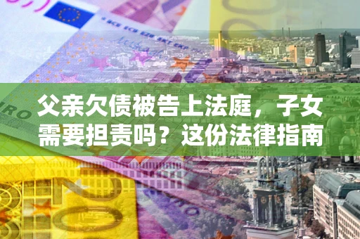武汉父亲欠债被告上法庭，子女需要担责吗？这份法律指南必须看完