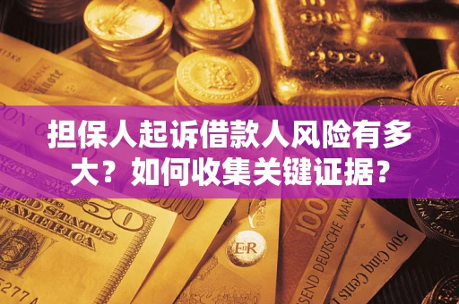 武汉担保人起诉借款人风险有多大？如何收集关键证据？