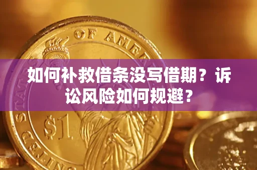 武汉如何补救借条没写借期？诉讼风险如何规避？