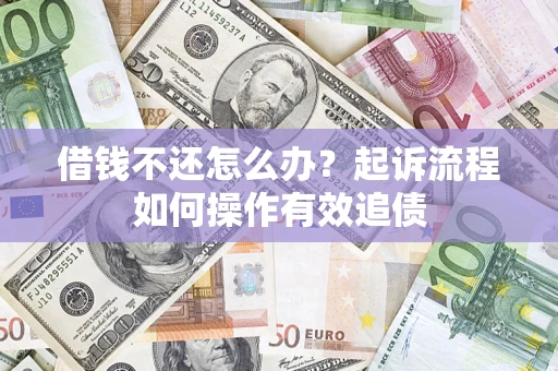 武汉借钱不还怎么办？起诉流程如何操作有效追债