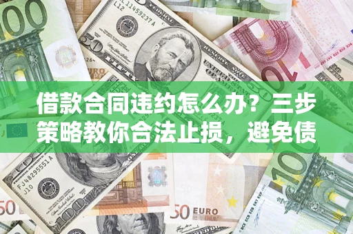 武汉借款合同违约怎么办？三步策略教你合法止损，避免债务危机升级