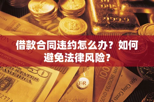 武汉借款合同违约怎么办？如何避免法律风险？