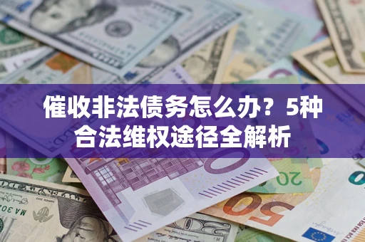 武汉催收非法债务怎么办？5种合法维权途径全解析