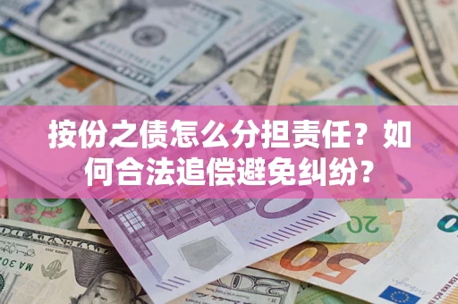 武汉按份之债怎么分担责任？如何合法追偿避免纠纷？
